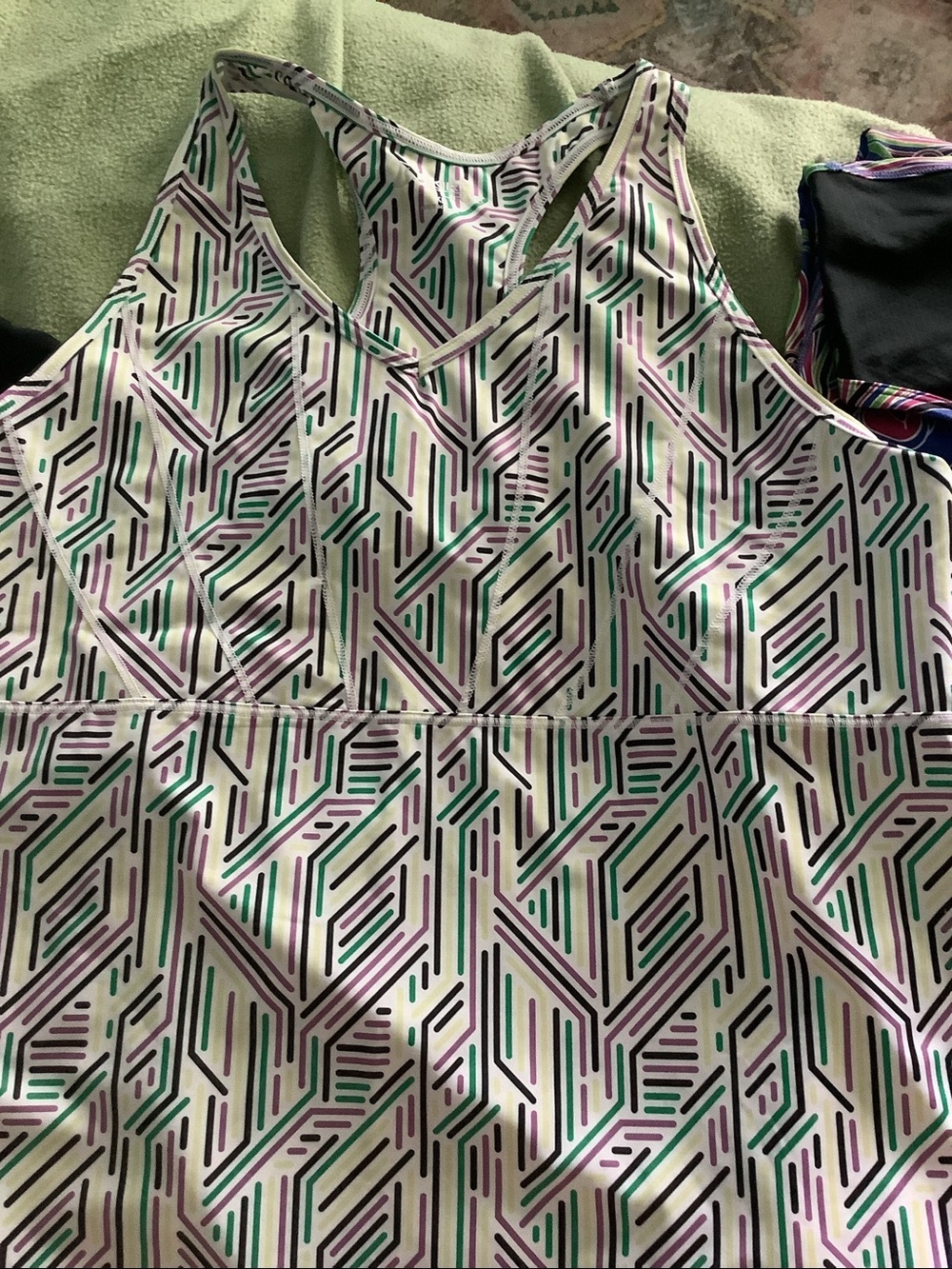 Skirt Sports Eclipse Tank Journey print